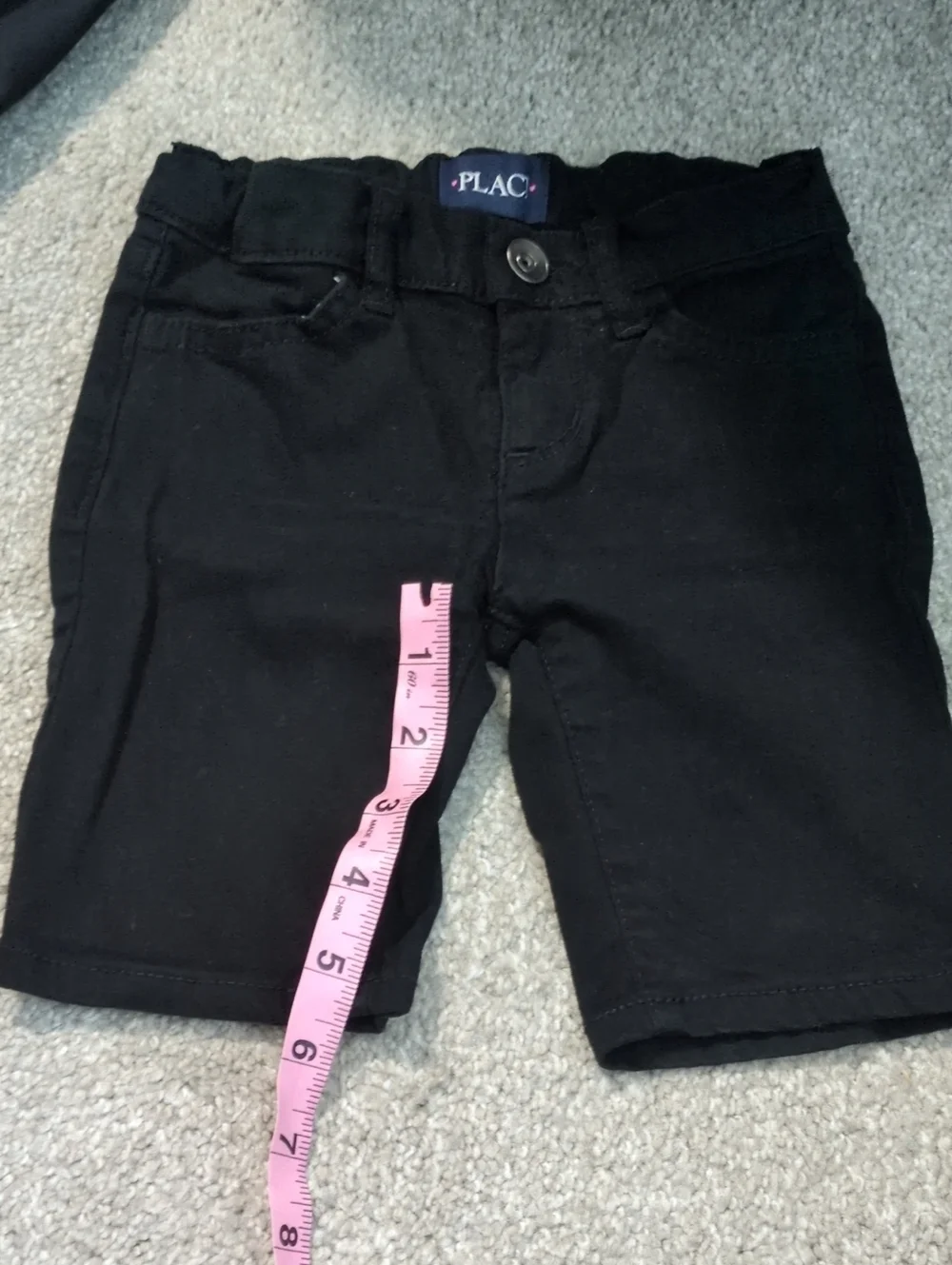 The Children's Place Black Denim Stretch Shorts for Kids